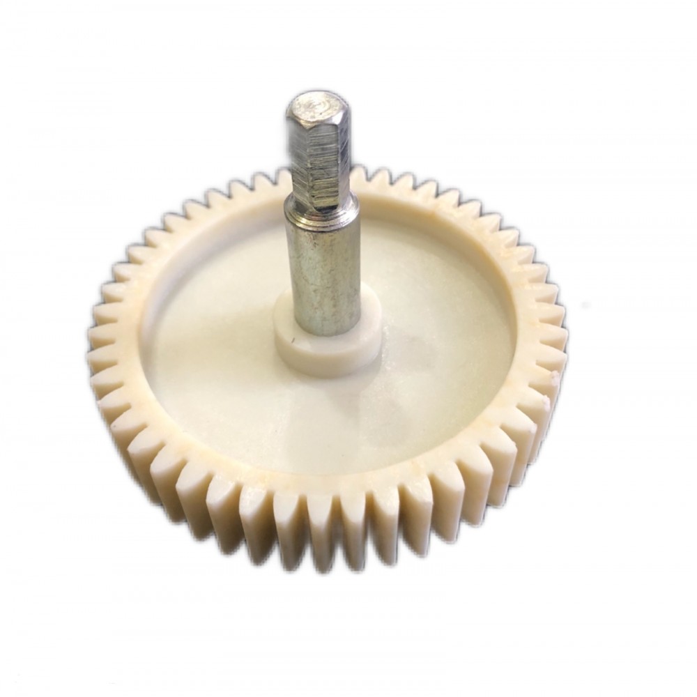Шестерня для мясорубки, 84 мм, 48 прямых зубов, металлический вал