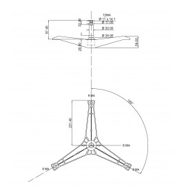 Крестовина барабана для стиральной машины Samsung  DC97-00124D